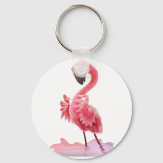 Oh Yeah Flamingo! Key Ring