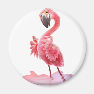 Oh Yeah Flamingo! Magnet