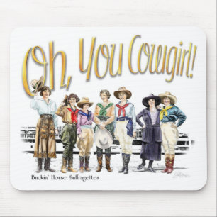 Oh You Cowgirl! Collection Mouse Pad