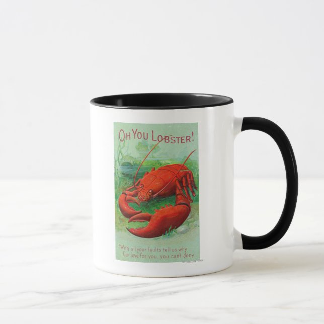 Oh You Lobster Scene Mug (Right)