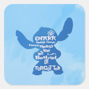 Ohana Square Sticker
