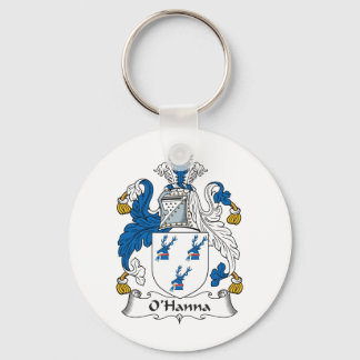 O'Hanna Family Crest Key Ring