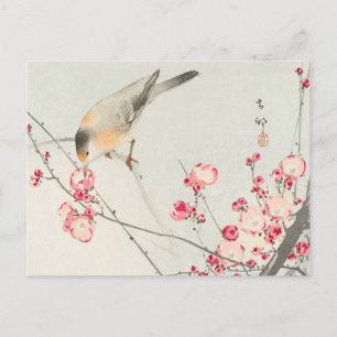 ohara koson's Japanese painting postcard,小原古 Postcard