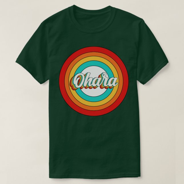 Ohara Name Shirt Vintage Ohara Circle (Design Front)