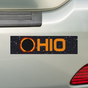 Ohio 2024 Total Solar Eclipse  Bumper Sticker
