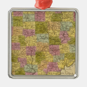 Ohio 3 metal tree decoration