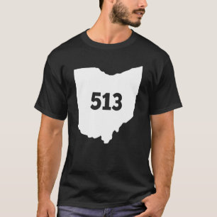 Ohio 513 Area Code T-Shirt