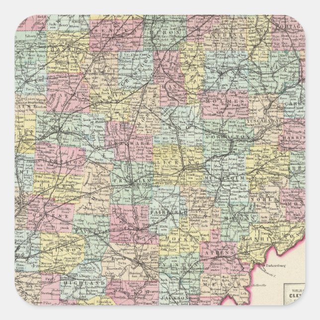 Ohio 6 square sticker (Front)