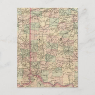 Ohio and Indiana Postcard