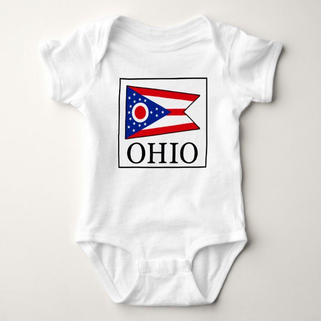 Ohio Baby Bodysuit (Front)