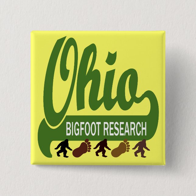 Ohio Bigfoot Research 15 Cm Square Badge (Front)