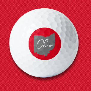Ohio Buckeye Proud Golf Balls