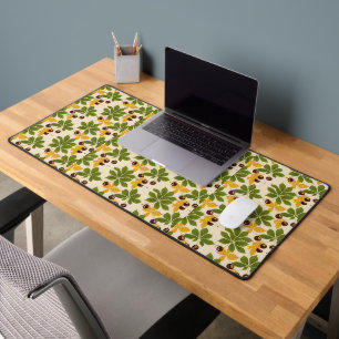 Ohio Buckeye Tree Leaves - Midwest Botanical Desk Mat