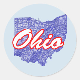 Ohio Classic Round Sticker