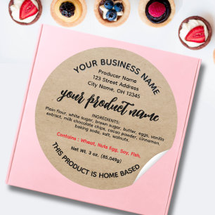 Ohio cottage food law labels