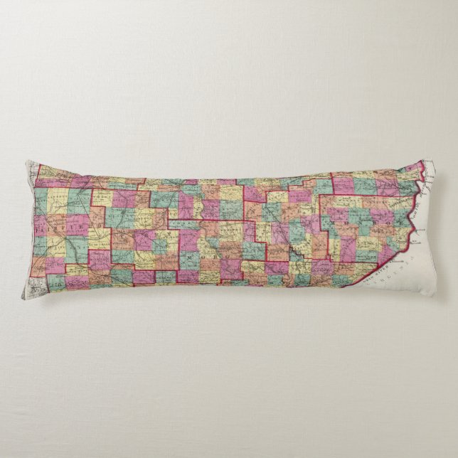 Ohio Counties Body Cushion (Front)