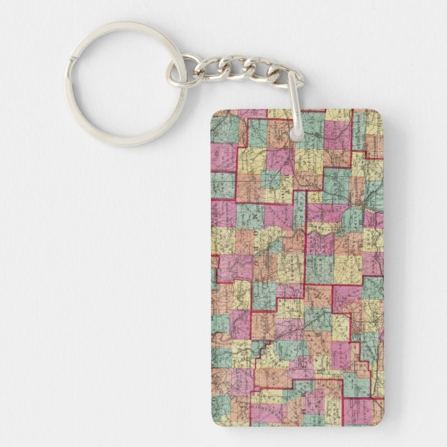 Ohio Counties Key Ring (Front)