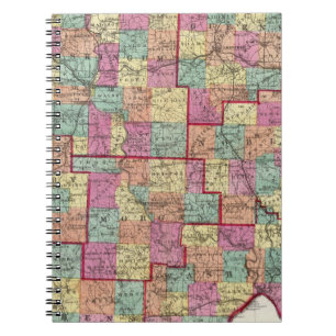 Ohio Counties Spiral Notebook