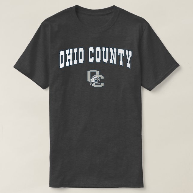 Ohio County High School Eagles  T-Shirt (Design Front)