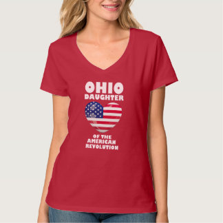 OHIO Daughter Of The American Revolution Patriot T-Shirt