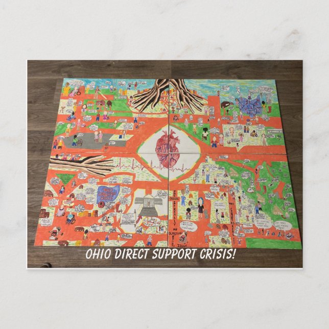 Ohio Direct Support Crisis  Postcard (Front)