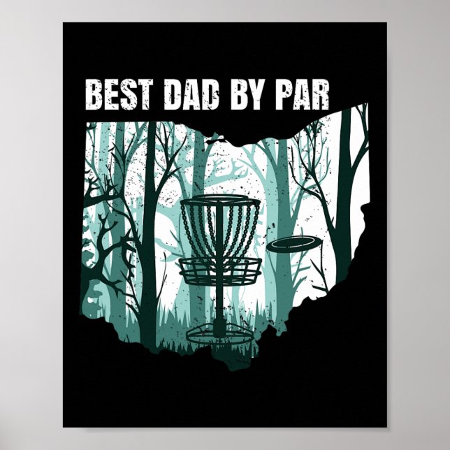 Ohio Disc Golf Dad Cool Ohioan Disc Frisbees Golfi Poster (Front)