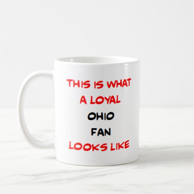 ohio fan, loyal coffee mug (Left)
