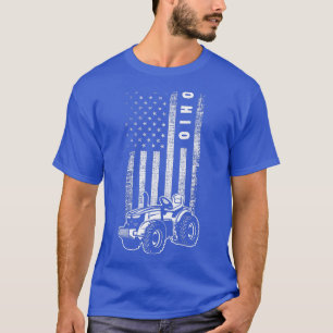 Ohio Farmer Pride Ohio Agriculture Patriotic Ohi T-Shirt