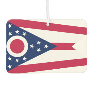 Ohio flag, American state flag Car Air Freshener
