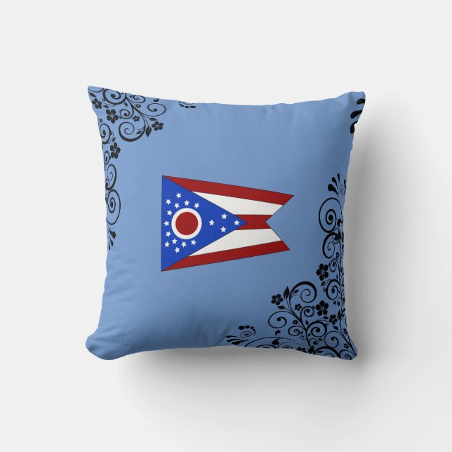 Ohio flag cushion (Front)