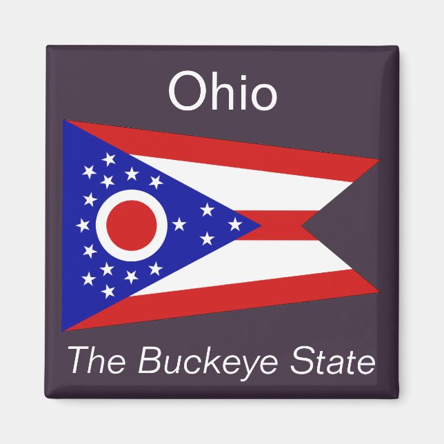 Ohio Flag Magnet (Front)