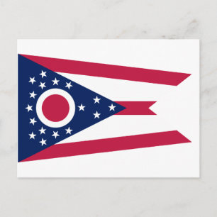 Ohio Flag Postcard