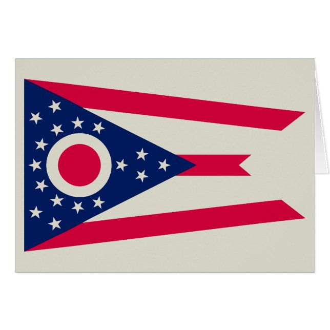 Ohio Flag: The Buckeye State Banner (Front Horizontal)