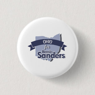 Ohio for Bernie Sanders 3 Cm Round Badge