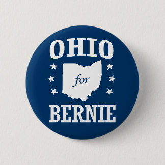 OHIO FOR BERNIE SANDERS 6 CM ROUND BADGE
