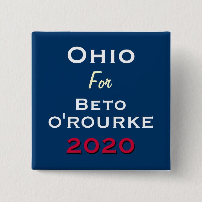 OHIO For BETO 2020 Campaign Button (Front)
