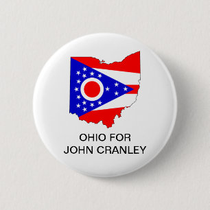 OHIO for JOHN CRANLEY GOVERNOR Button
