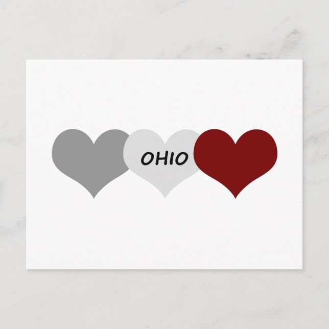 Ohio Heart Postcard (Front)