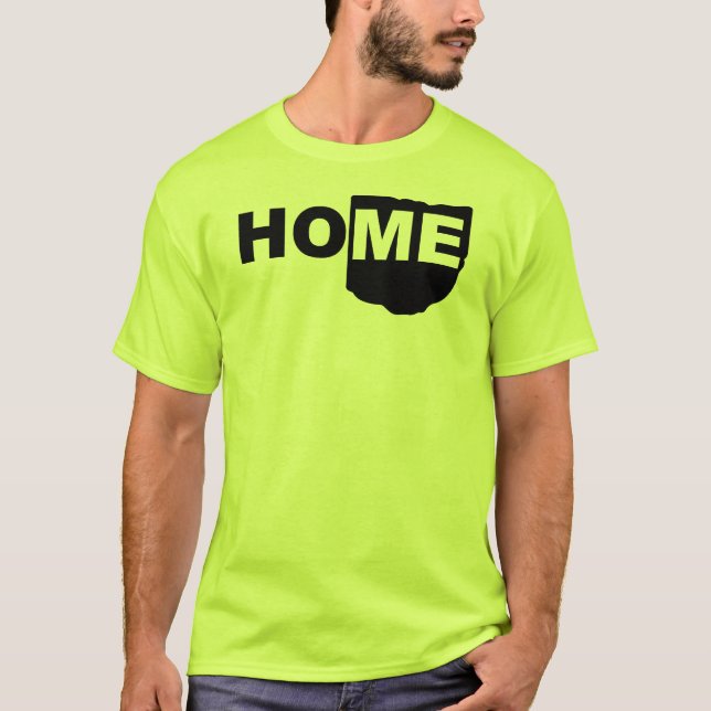Ohio Home Away From State T-Shirt (Front)