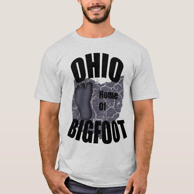 Ohio Home of Bigfoot T-shirt (Front)