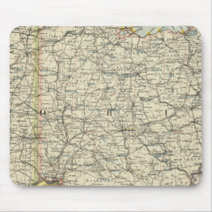 Ohio, Indiana, Kentucky, West Virginia Mouse Pad