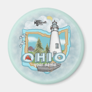 Ohio Lighthouse magnet