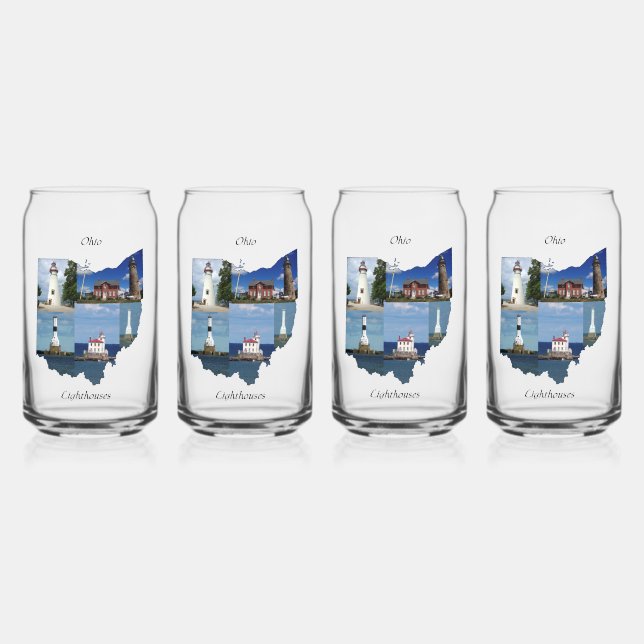 Ohio Lighthouses can glass (Front)