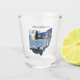 Ohio Lighthouses shot glass