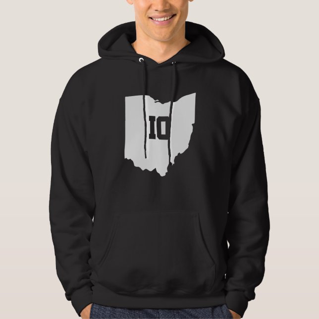 Ohio Map Matching Couple America State Wedding Tol Hoodie (Front)
