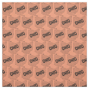 Ohio Maze Puzzle Fabric