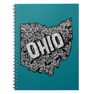 Ohio Music Notes Notebook