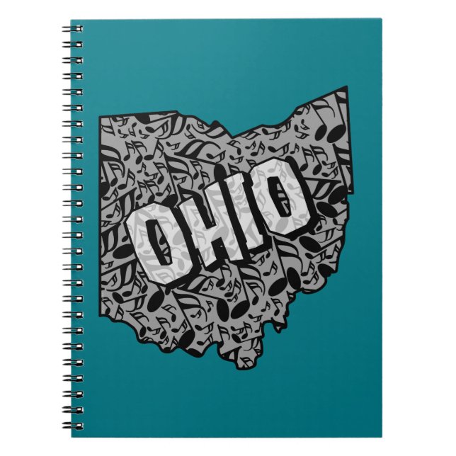 Ohio Music Notes Notebook (Front)