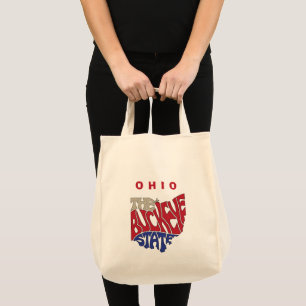 Ohio Nickname Word Art Tote Bag