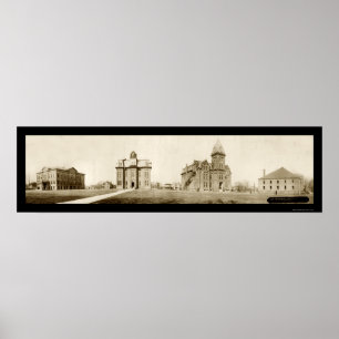 Ohio Northern University Ada Photo 1912 Poster
